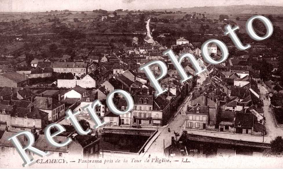 panorama pris de la tour de l'eglise