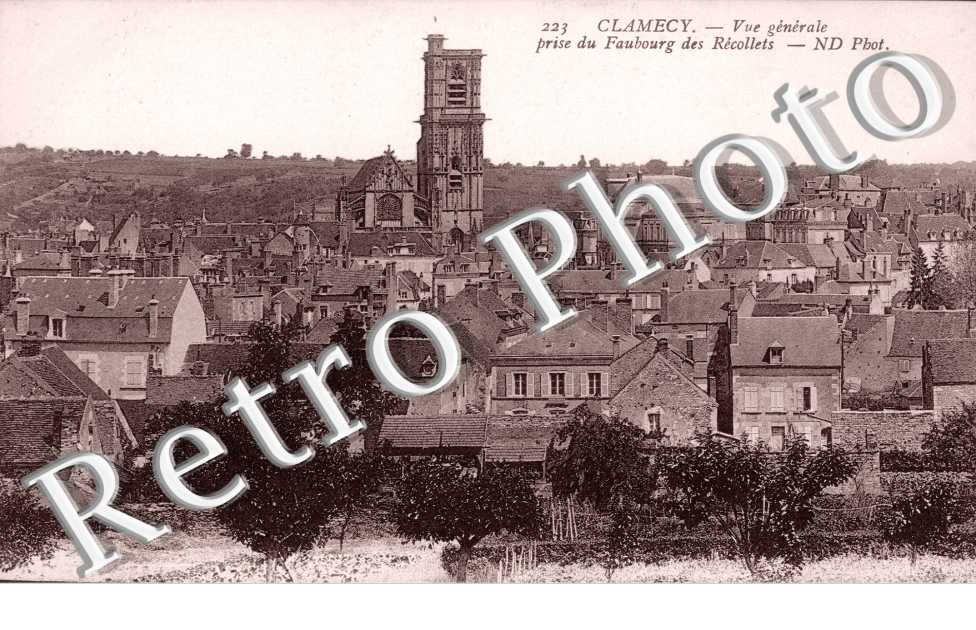 vue generale prise du faubourg des recollets
