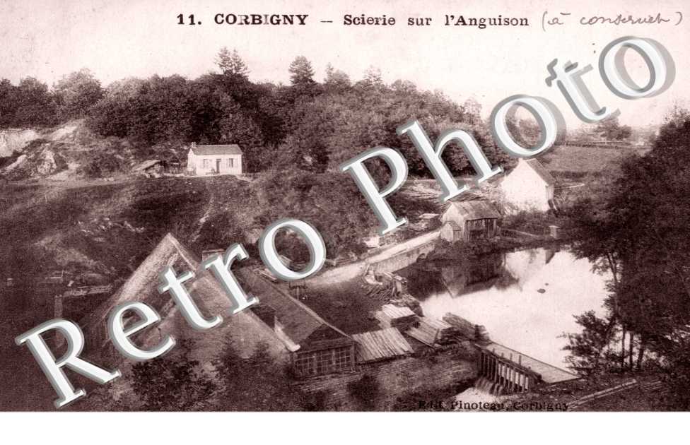 Scierie sur l'Anguison