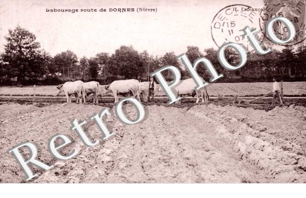 labourage route de Dornes
