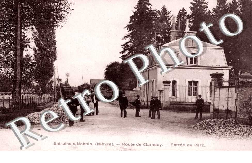 route de Clamecy, entree du parc