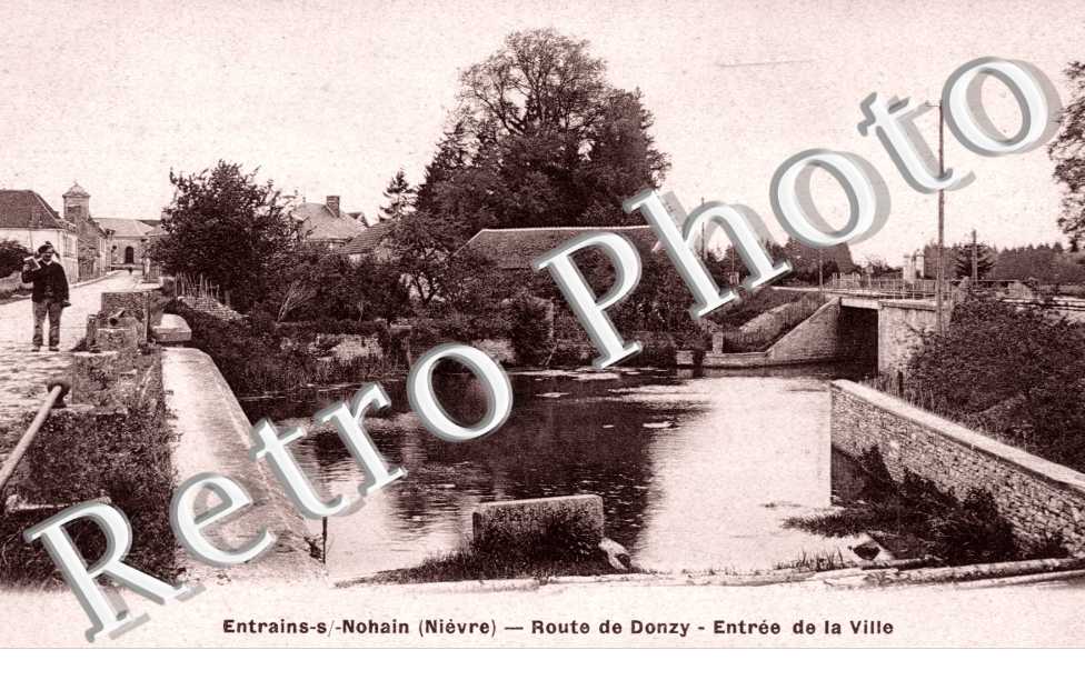 route de Donzy, entree de la ville