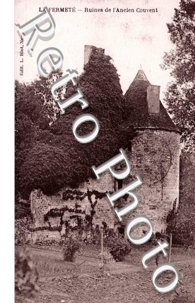 ruines de l'ancien couvent