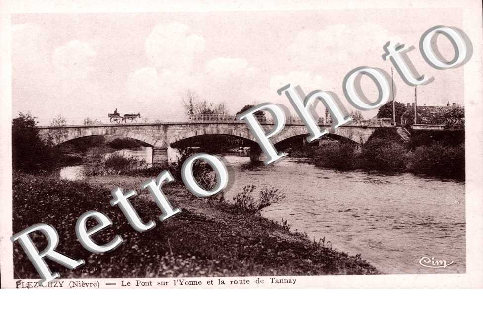 Pont sur Yonne et Route de Tannay