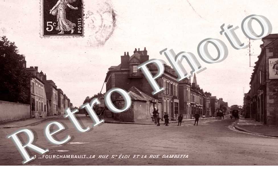 Rue Saint-Eloi et la rue Gambetta
