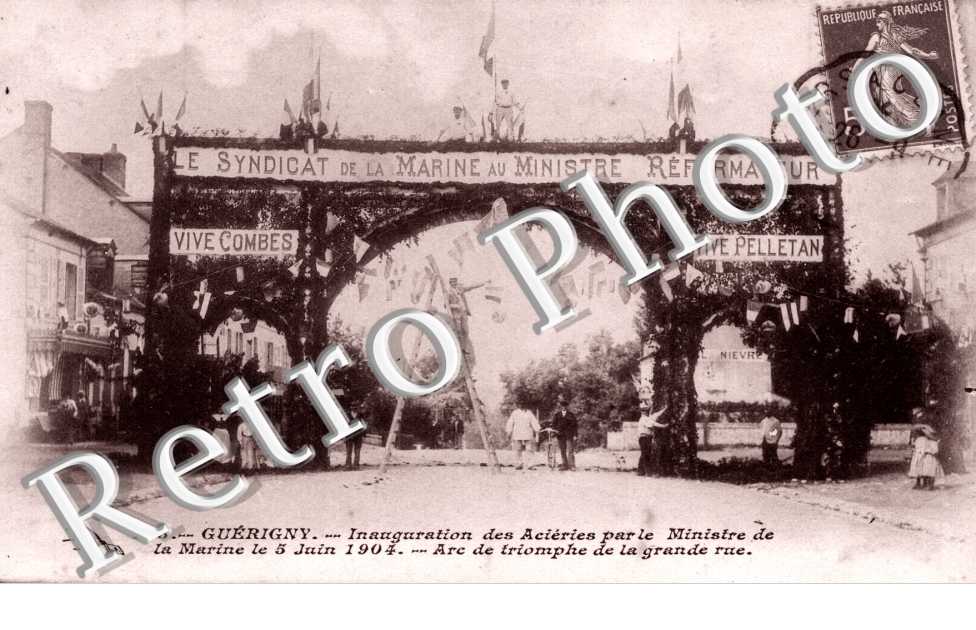 inauguration des acieries  5 juin 1904