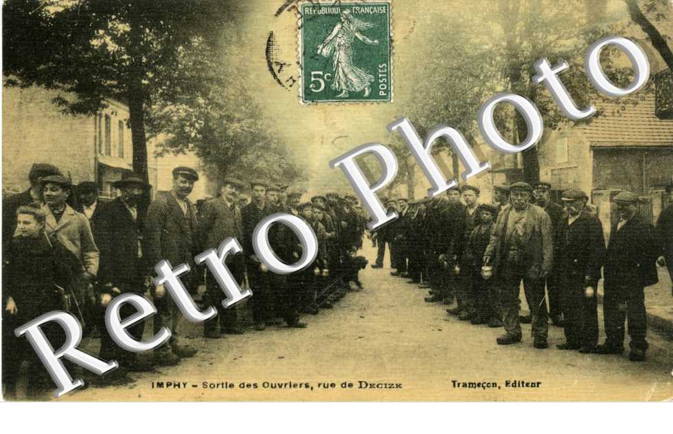 sortie des ouvriers, rue de Decize