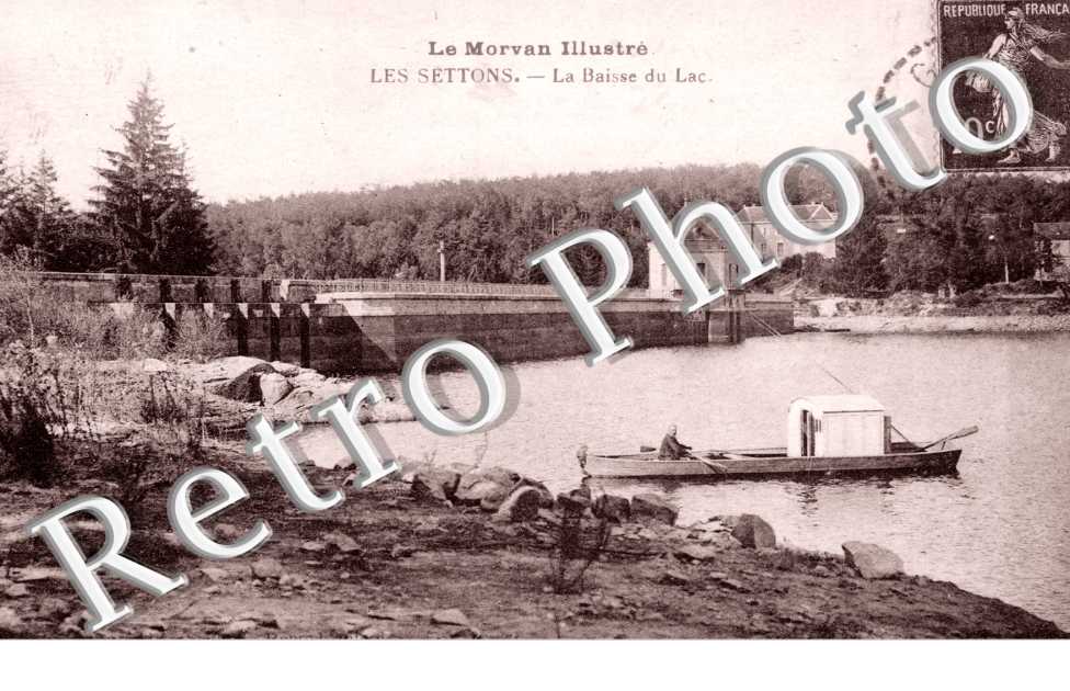 Les Settons, Baisse du Lac