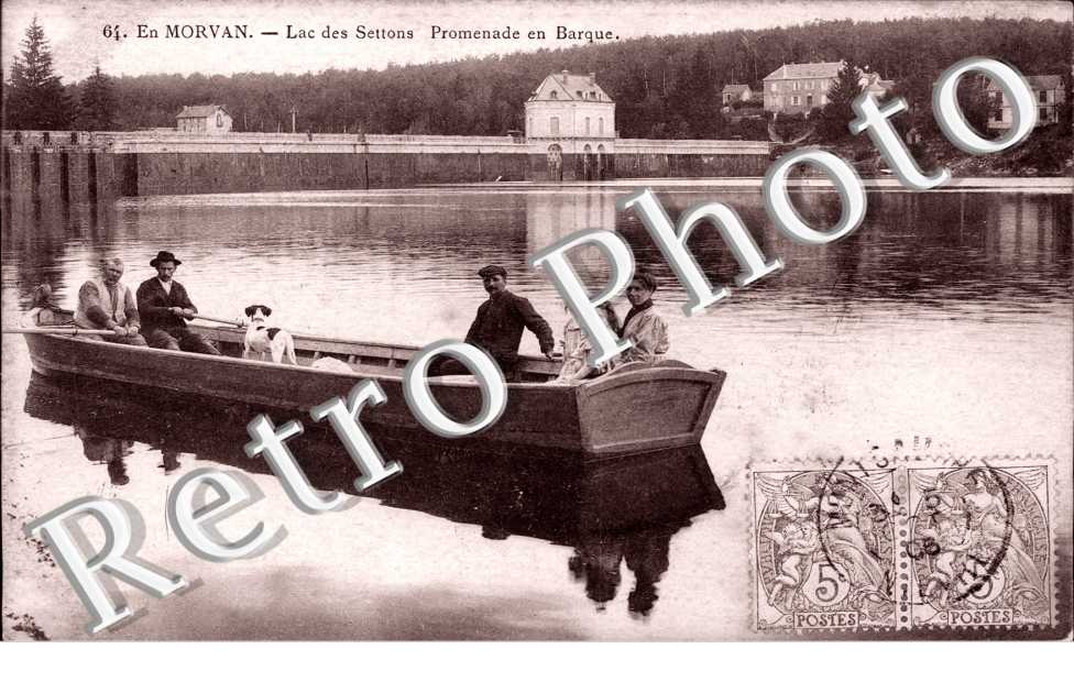 Lac des Settons, Promenade en barque