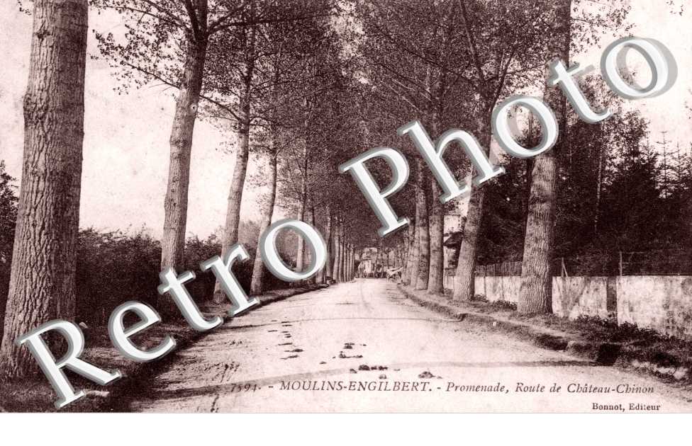 promenade, route de Chateau-Chinon