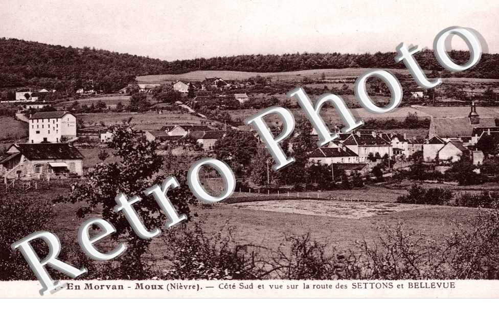 cote sud et vue sur route des settons et bellevue
