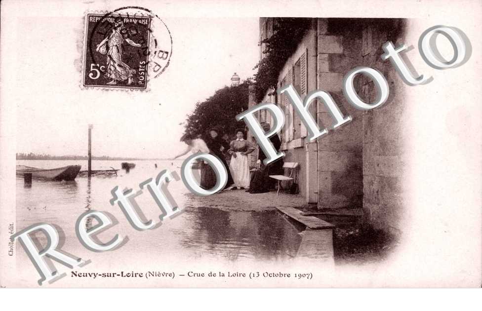 Crue de la Loire 13 octobre 1907