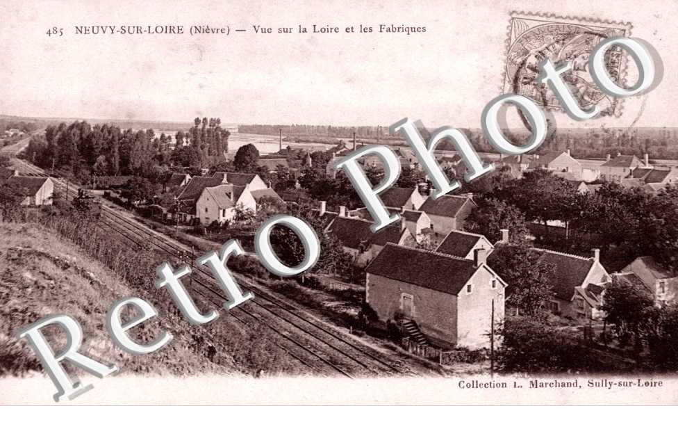 vue sur la loire et les fabriques