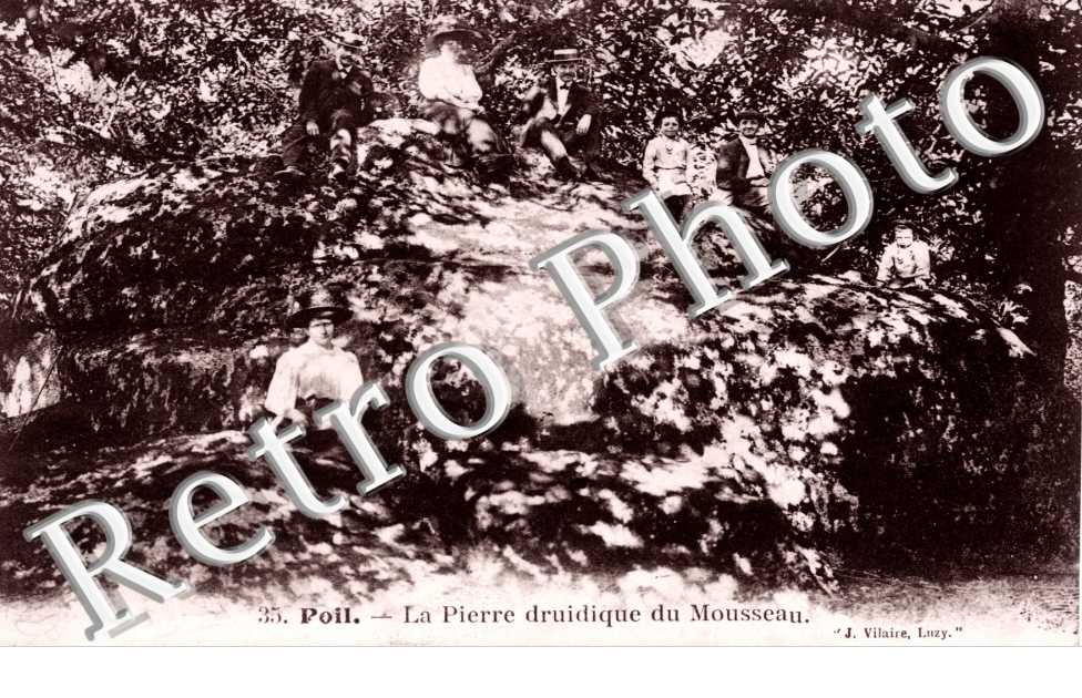 la pierre druidique du Mousseau