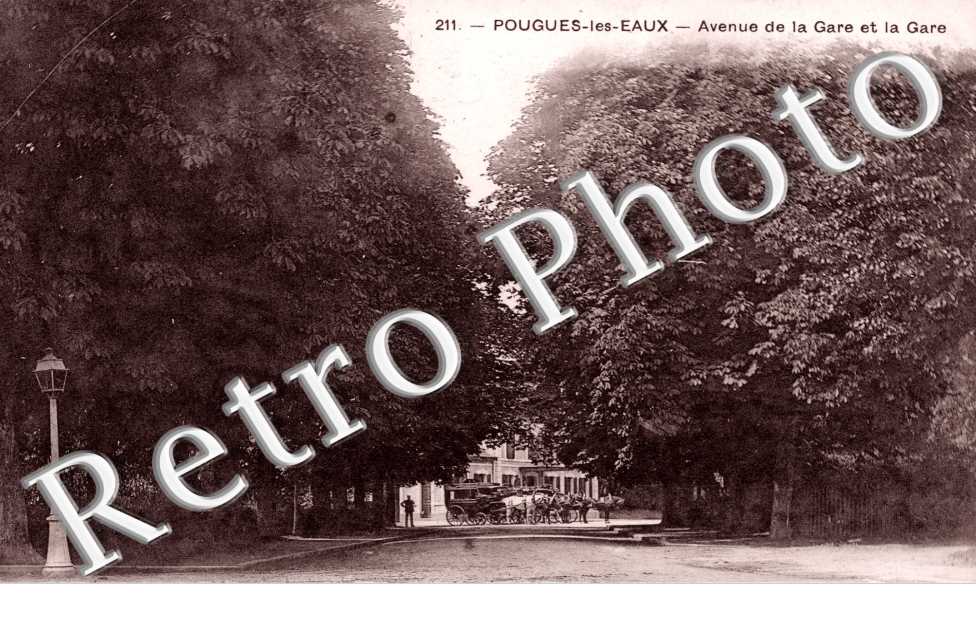 avenue de la Gare et la gare
