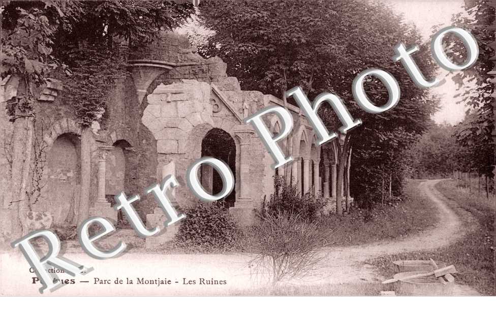 parc de la Montjaie - Les ruines