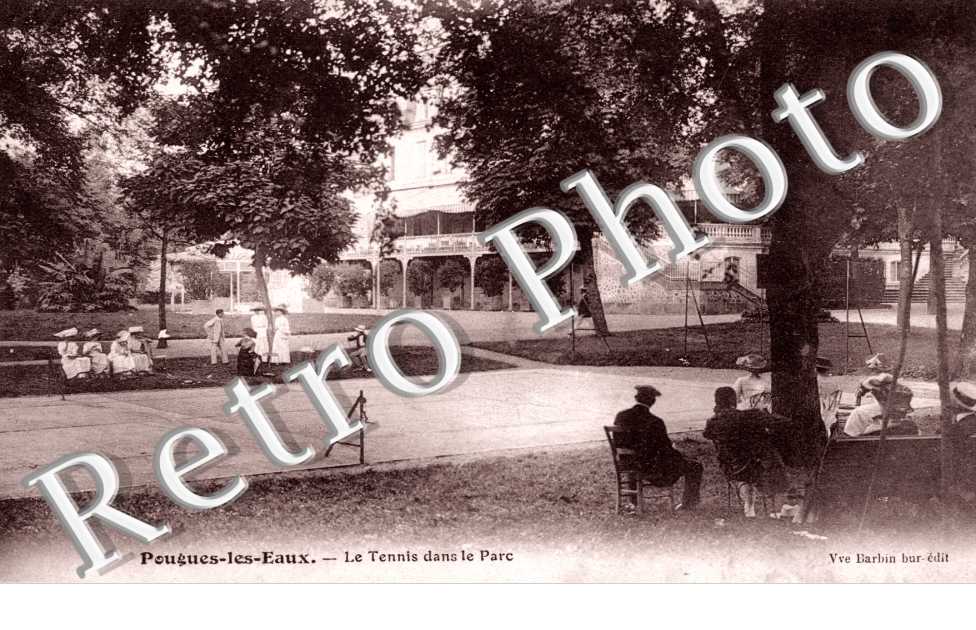 Le tennis dans le parc