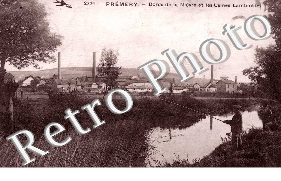 Bords de la Nievre et les Usines Lambiotte