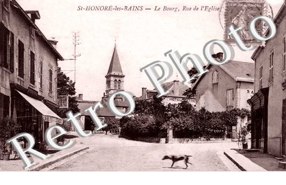 Bourg, rue de l'eglise