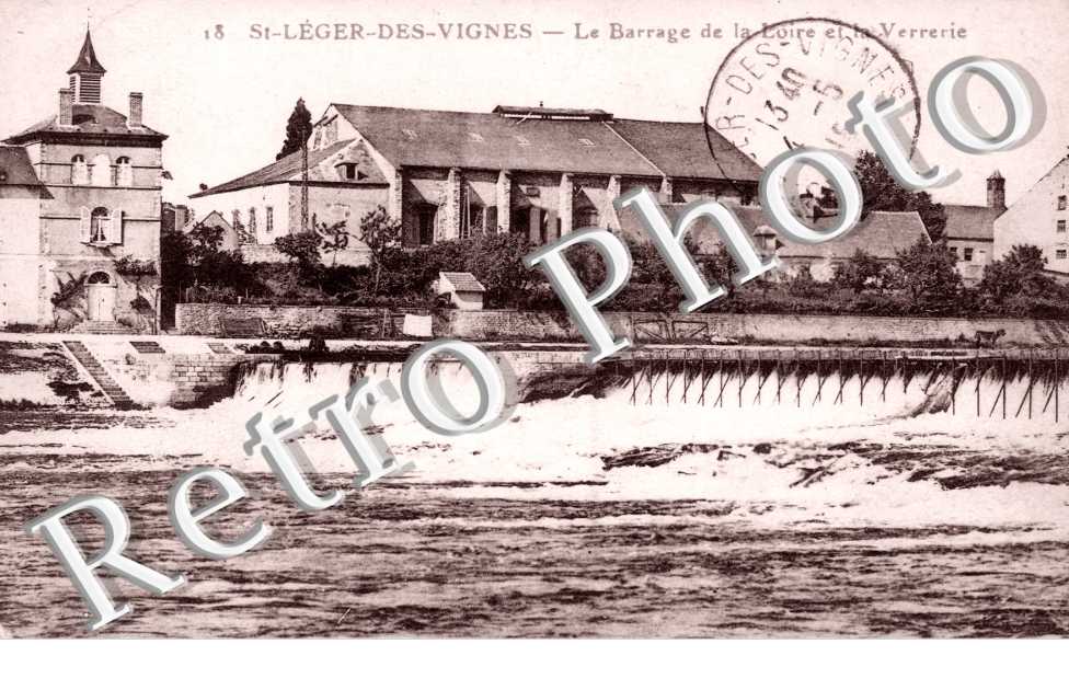 le barrage de la loire et la verrerie