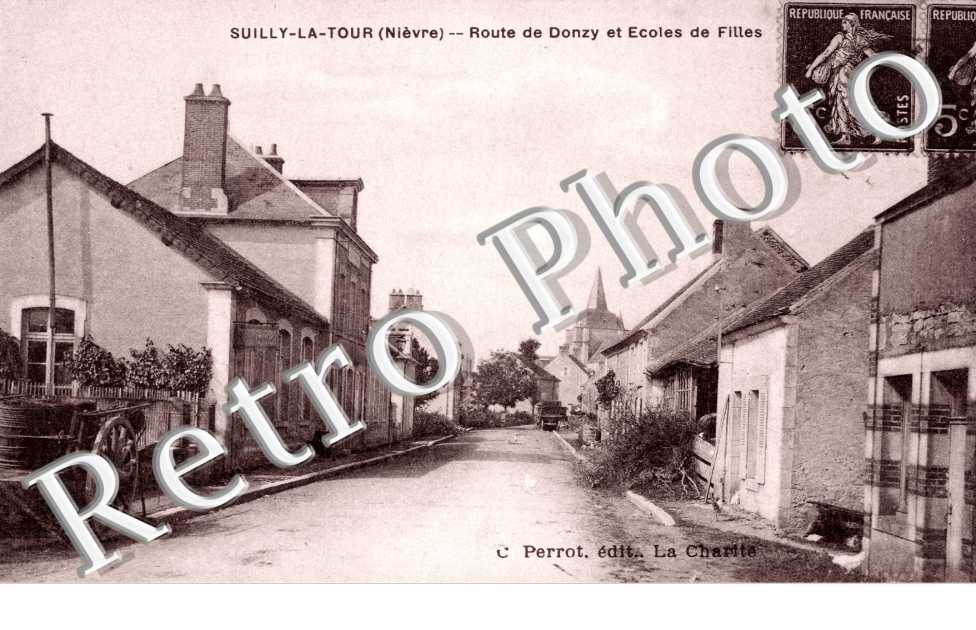 Route de Donzy et ecoles de filles