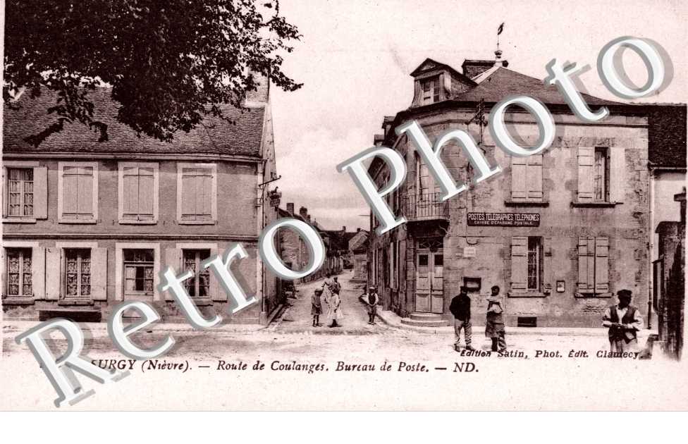 route de Coulanges, bureau de poste