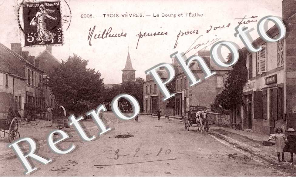 le bourg et l'eglise
