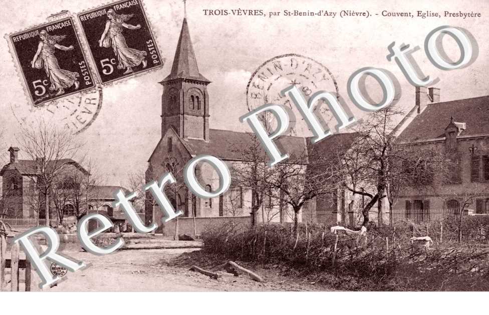 Couvent, eglise, presbytere