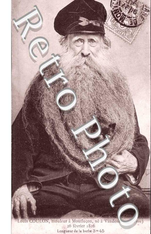 Louis Coulon en tenue de travil - mouleur
