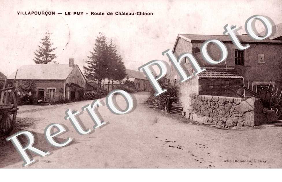 LE PUY Route de chateau-Chinon