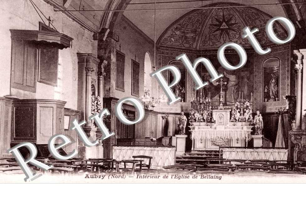 Intérieur de l'église de Bellaing