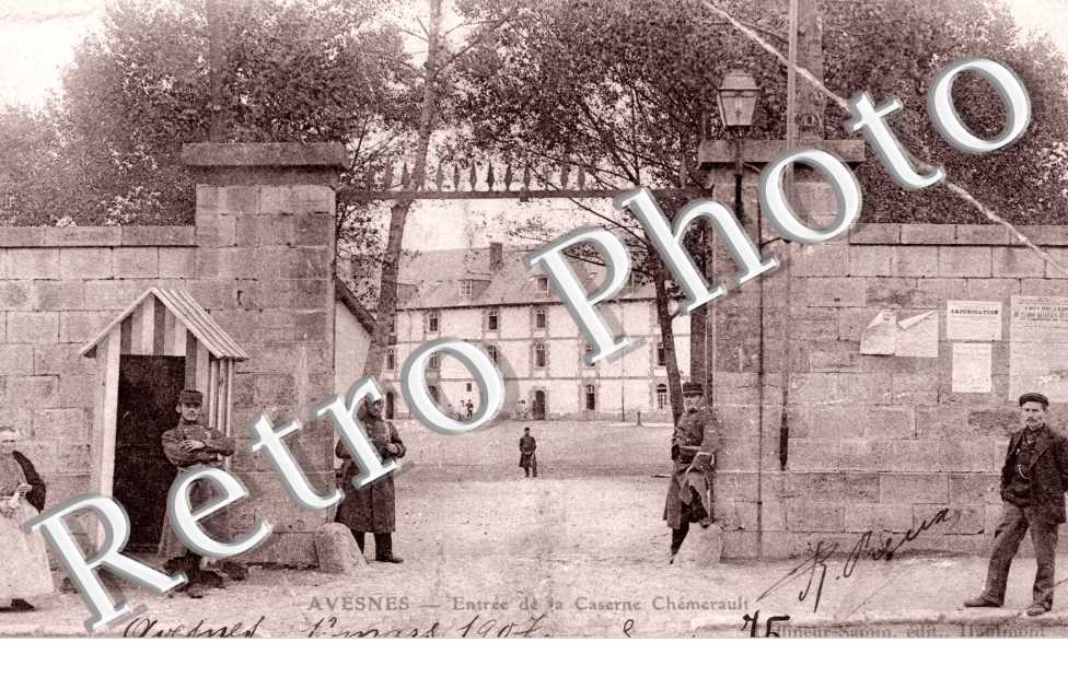 Entr de la caserne Cherault - anim