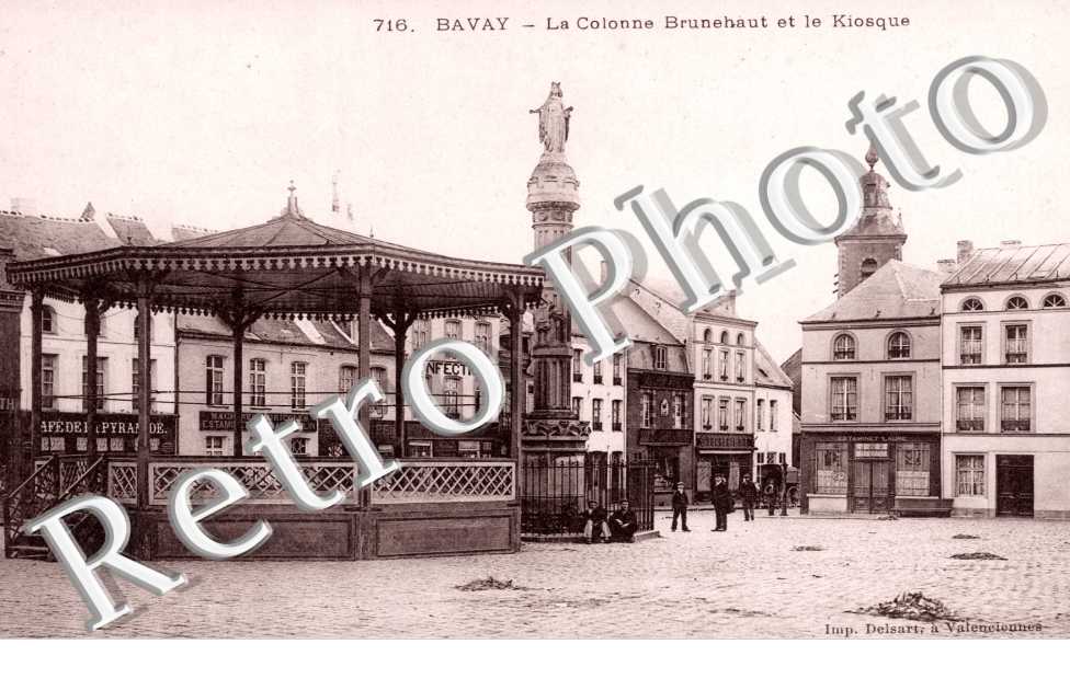 la colonne Brunehaut et le kiosque