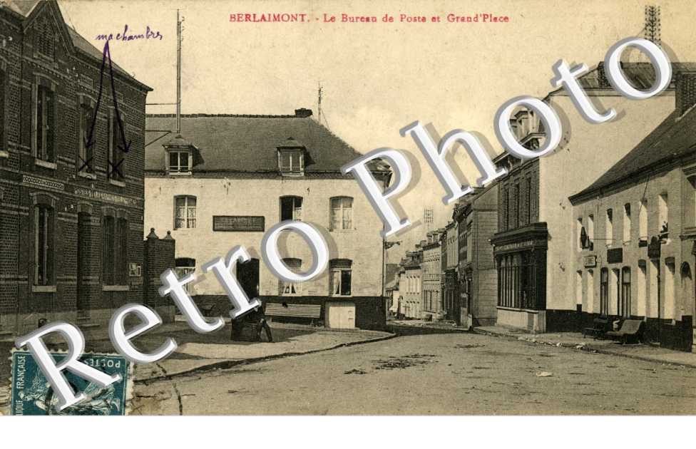 le bureau de poste et la Grand'Place