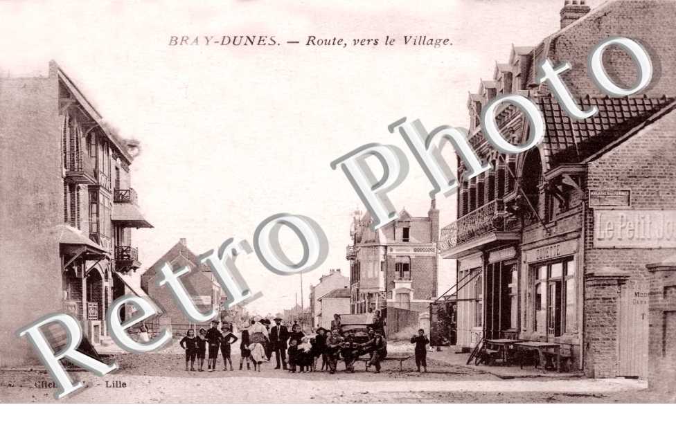 Route vers le village