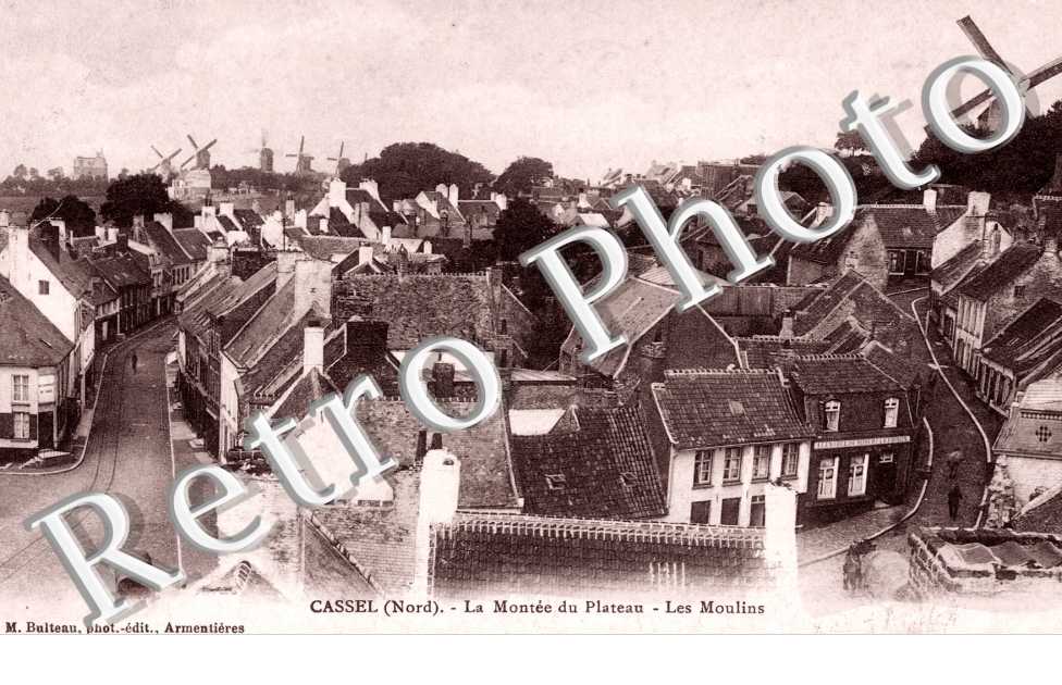 la Montee du plateau - les moulins