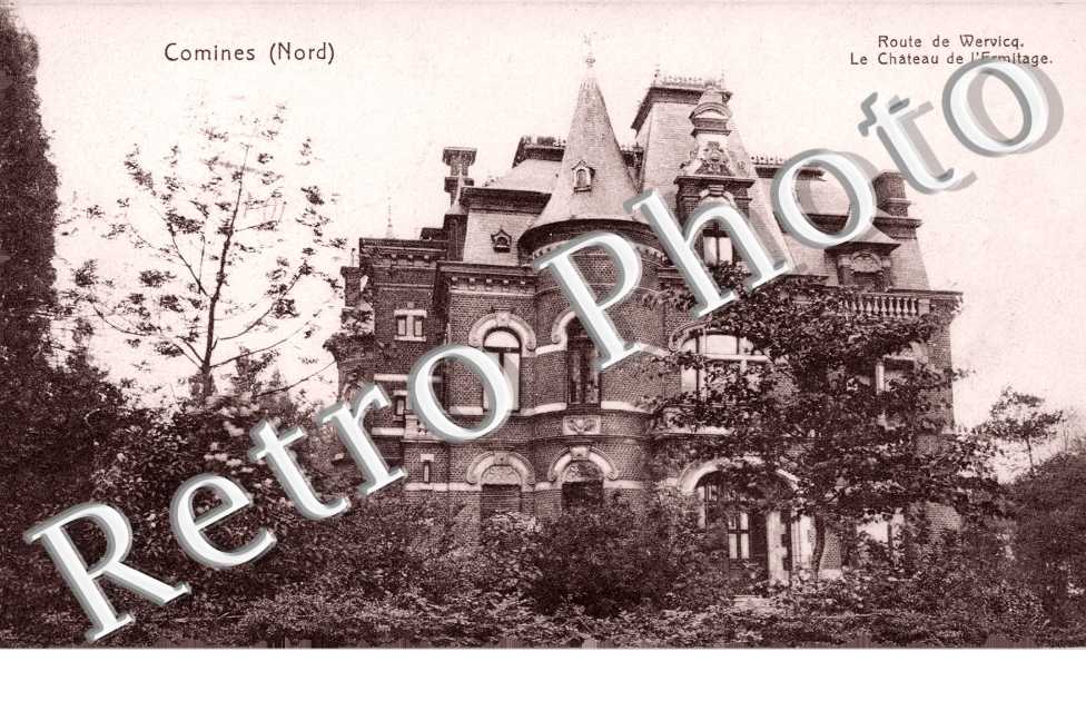 route de Wervicq, le chateau de l'Ermitage