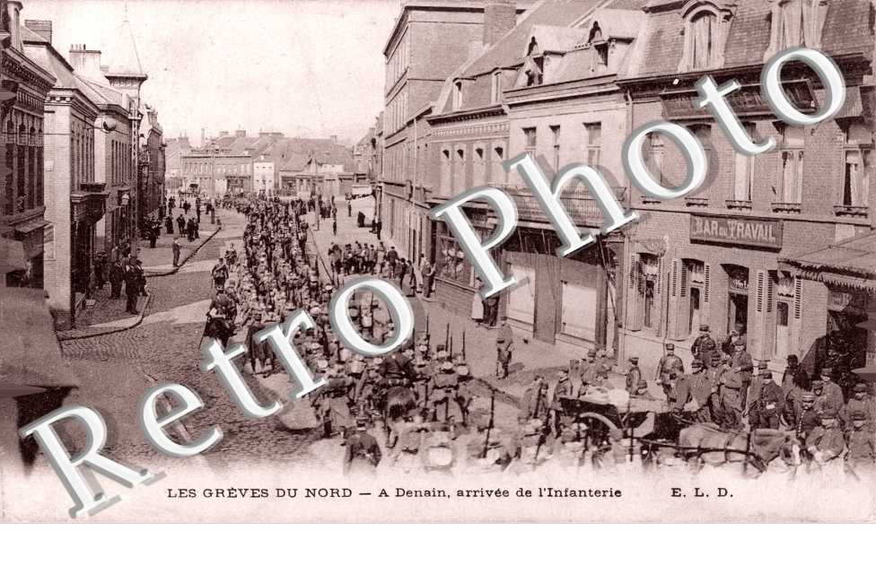 Greves du Nord -  Arrivee de l'Infanterie