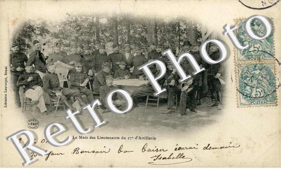 le mess des Lieutenants du 27eme d'Artillerie