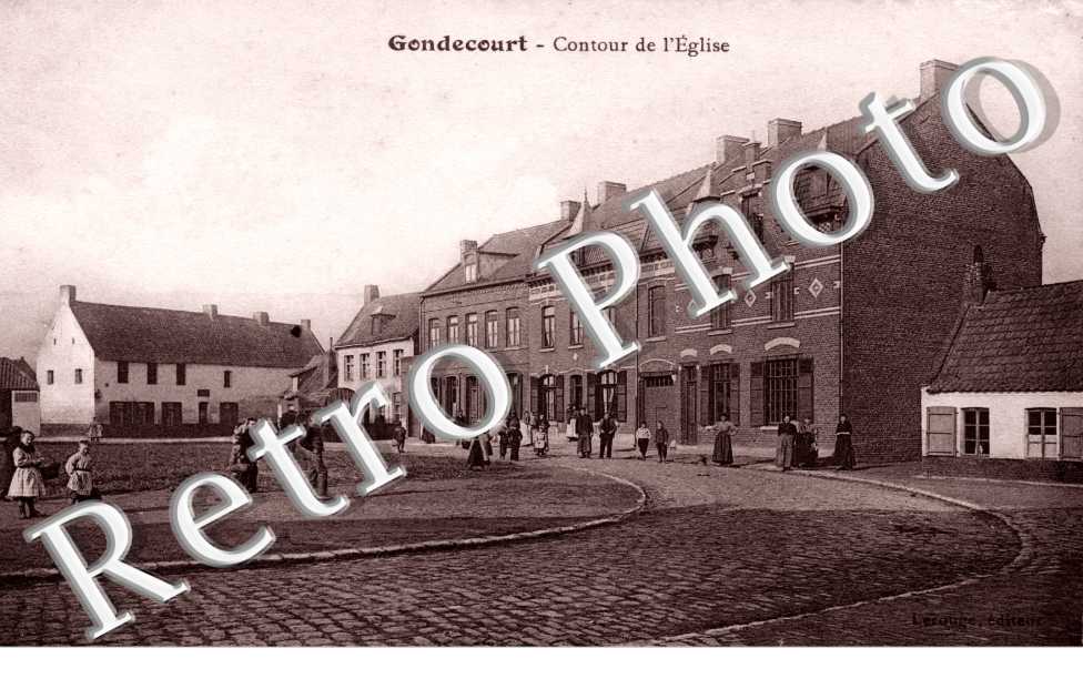 contour de l' eglise