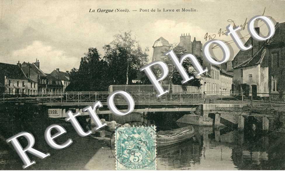pont de la Lawe et moulin