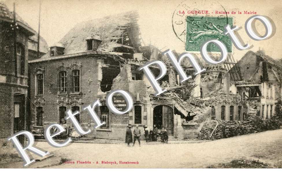 ruines de la mairie