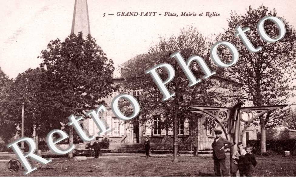 place, mairie et eglise