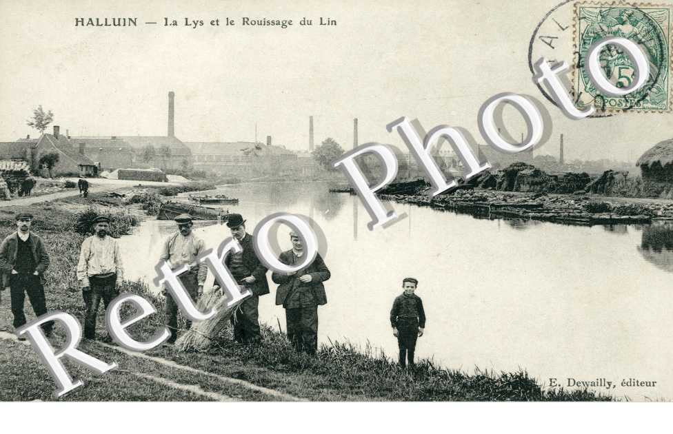 la Lys et le rouissage du lin