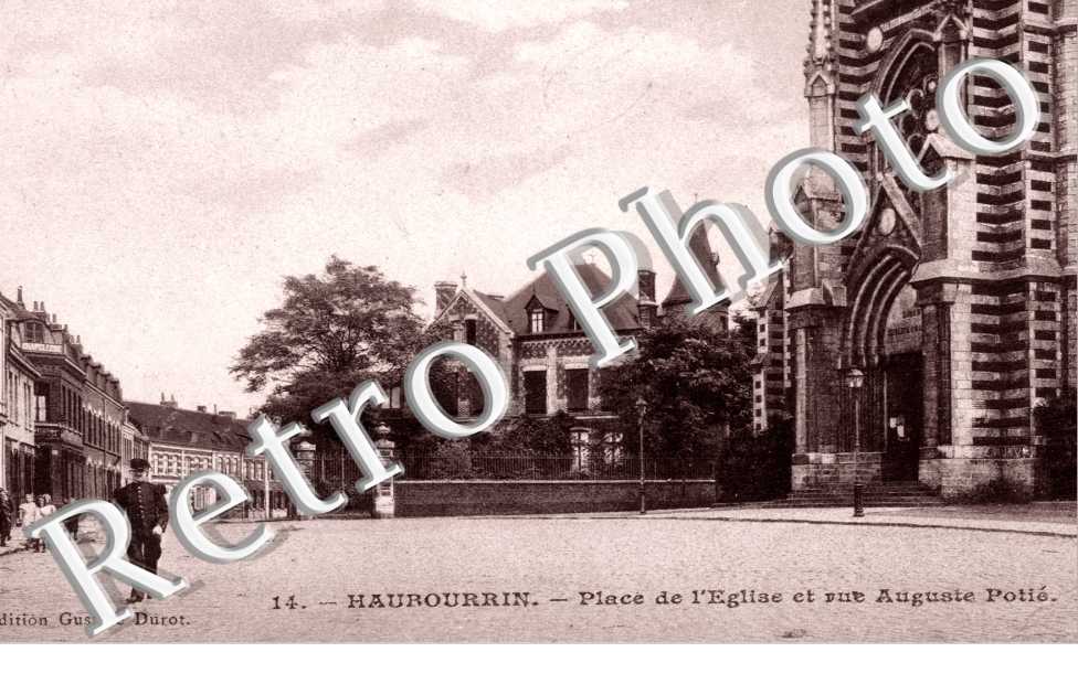 place de l'Eglise et rue Auguste Potie