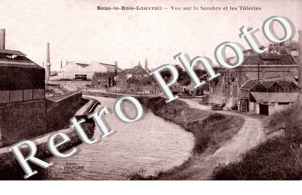 vue sur la Sambre et les toleries