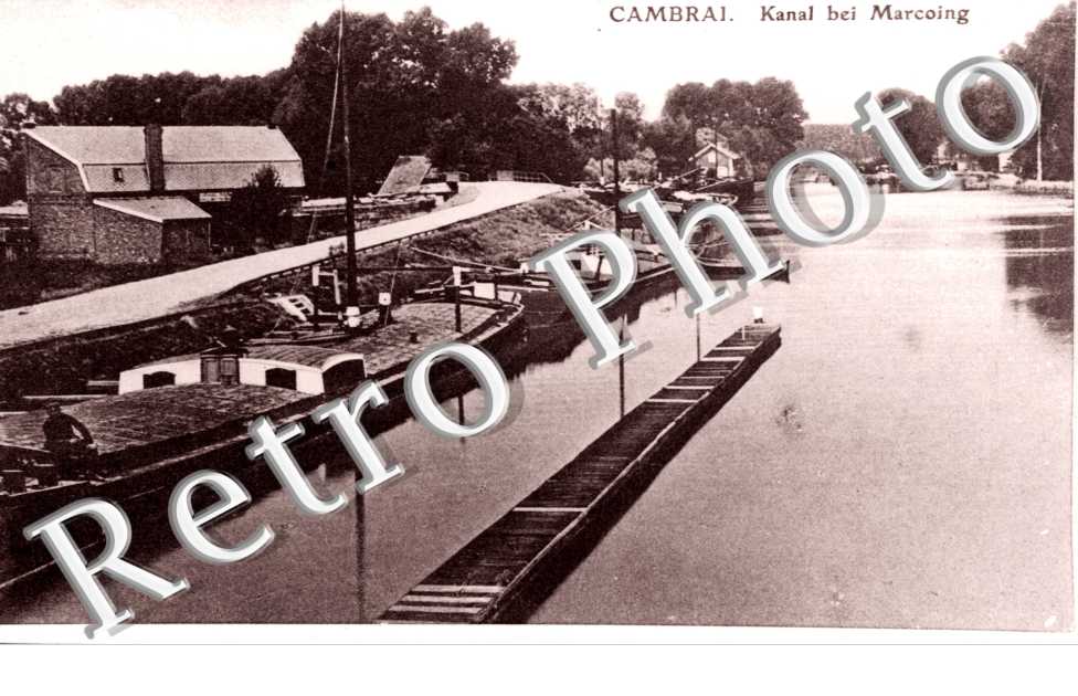 CAMBRAI kanal bei Marcoing