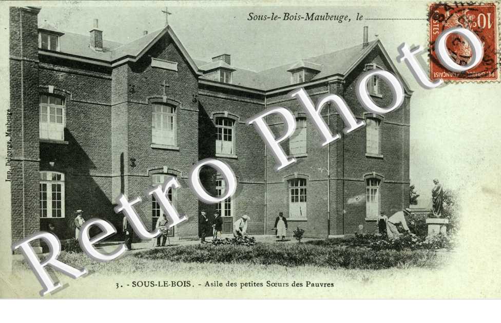 Sous-le-Bois-Maubeuge  Asile des petites Soeurs des Pauvres