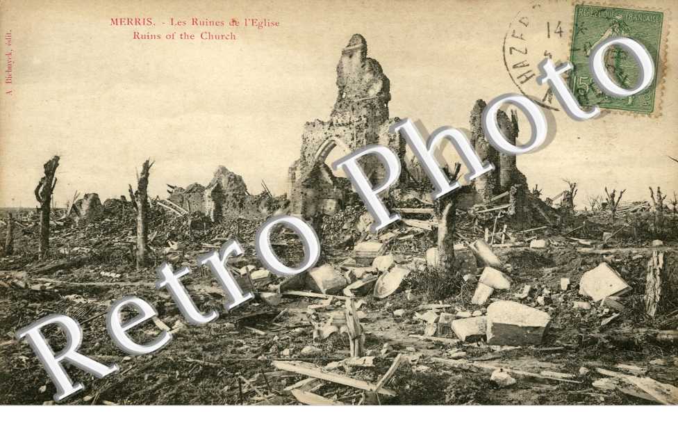 les ruines de l'eglise