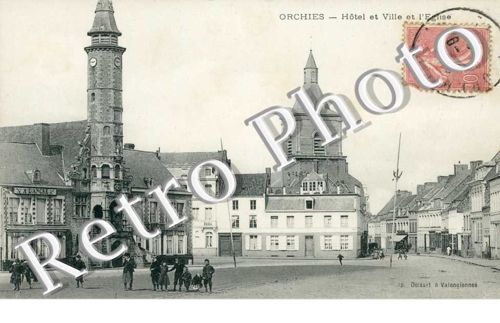 hotel de ville et l'eglise